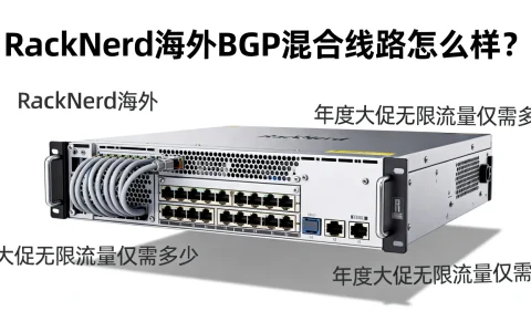 RackNerd海外BGP混合线路怎么样？年度大促无限流量仅需多少