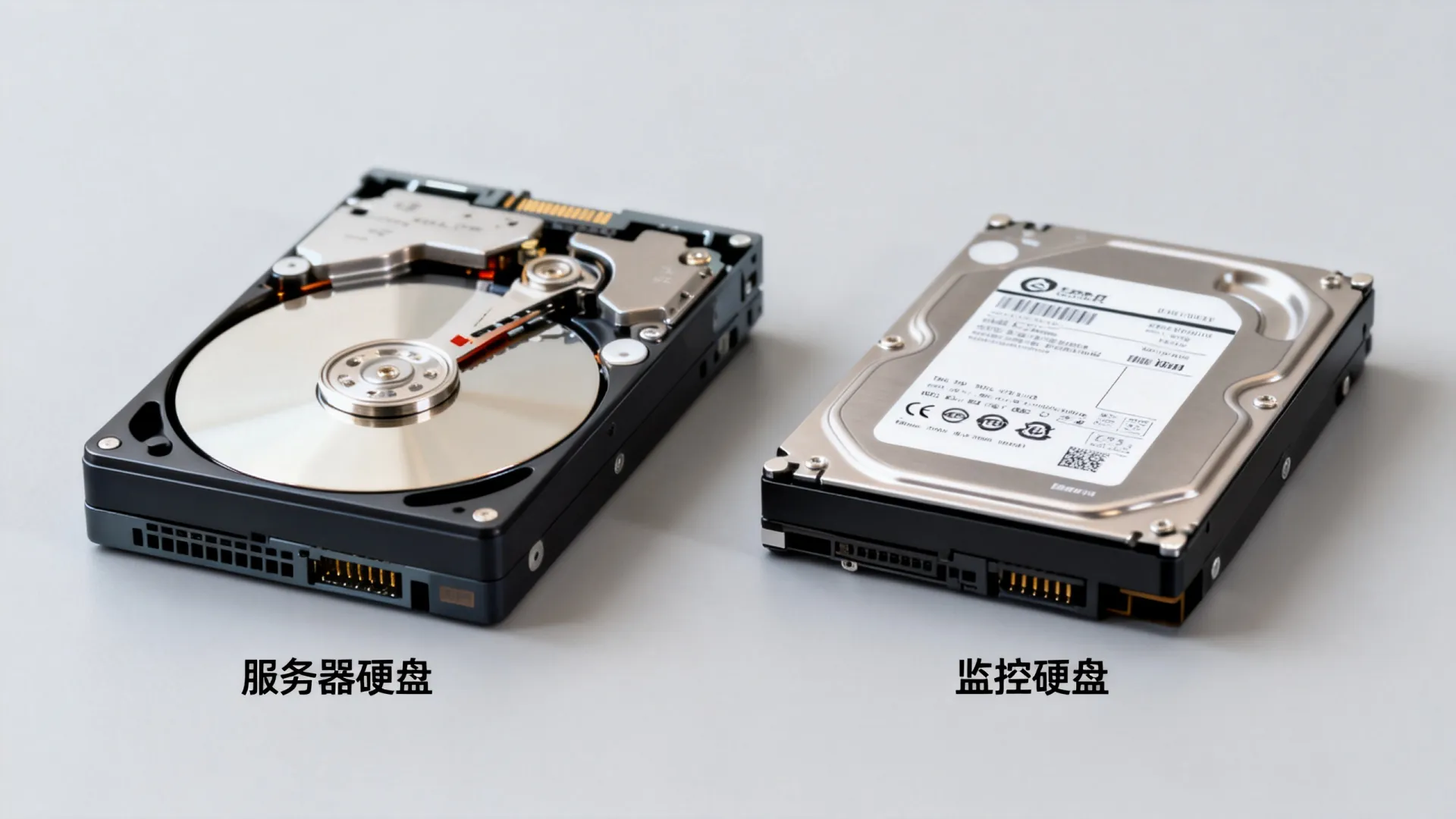 服务器硬盘与监控硬盘有何区别？丨专业选购指南帮你选对设备