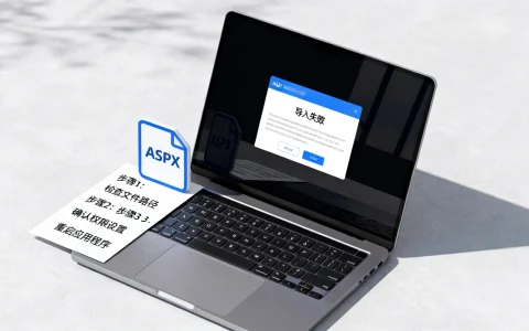 ASPX导入失败怎么办？asp.net教程详解文件导入步骤