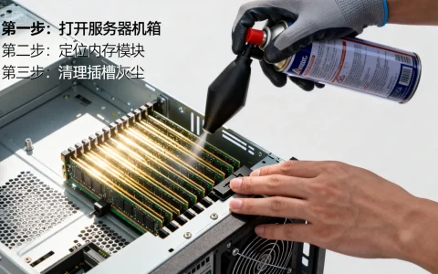 服务器内存清理操作的具体位置和步骤是怎样的？