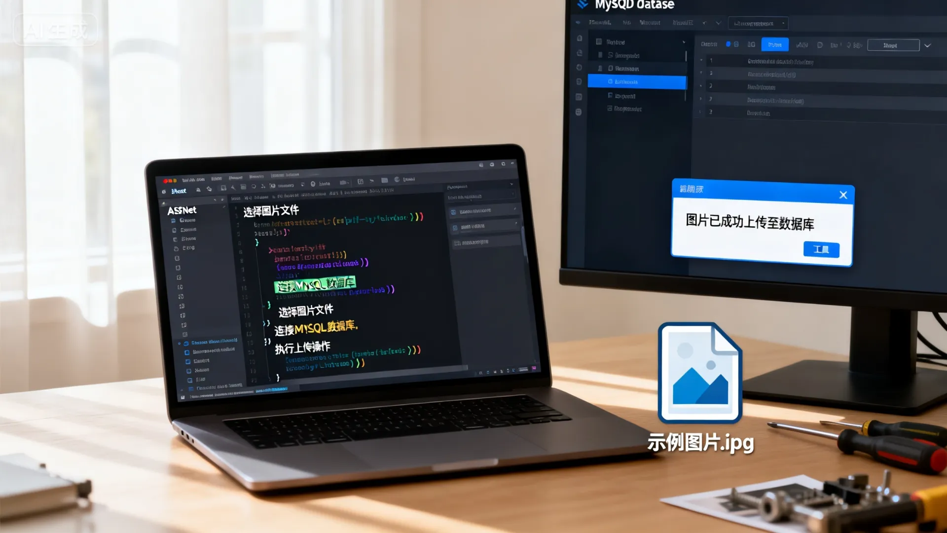图片上传教程与ASPNet数据库操作详解
