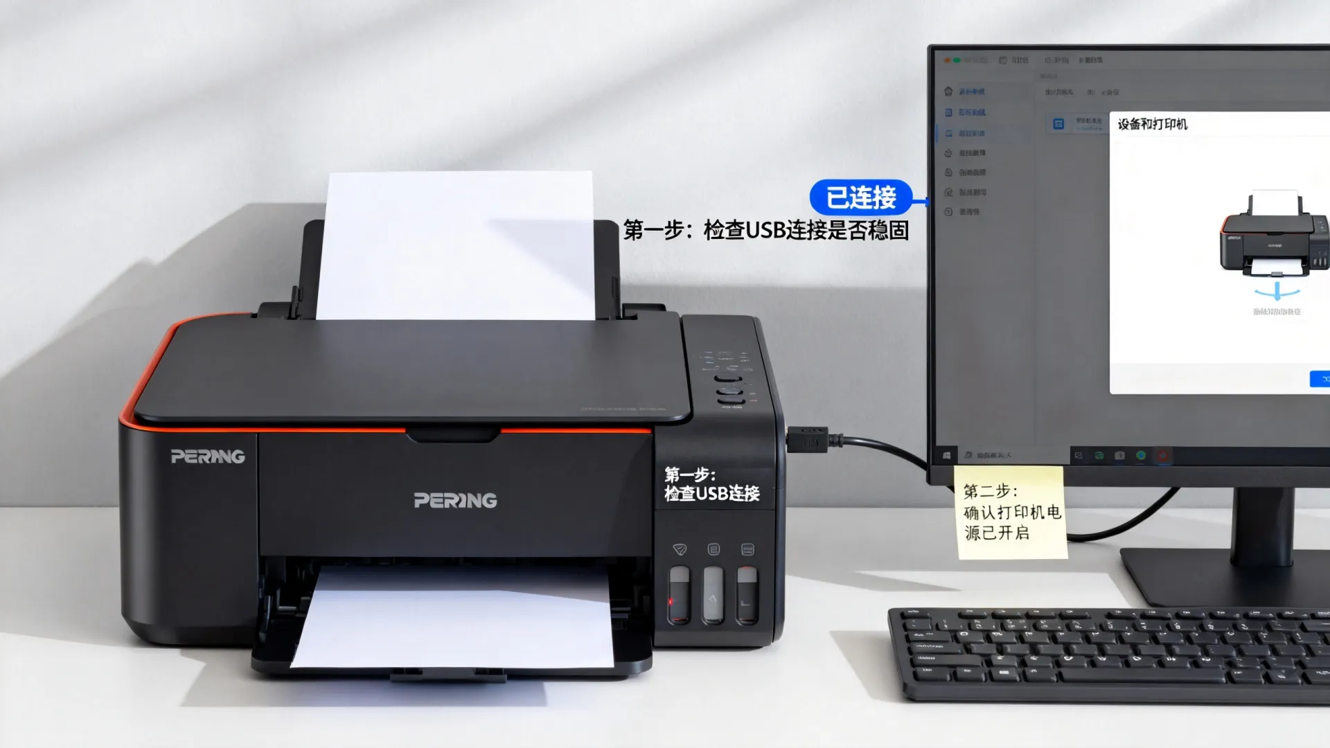 奔图打印机与电脑连接后怎样打印 奔图打印机与电脑连接后怎样打印