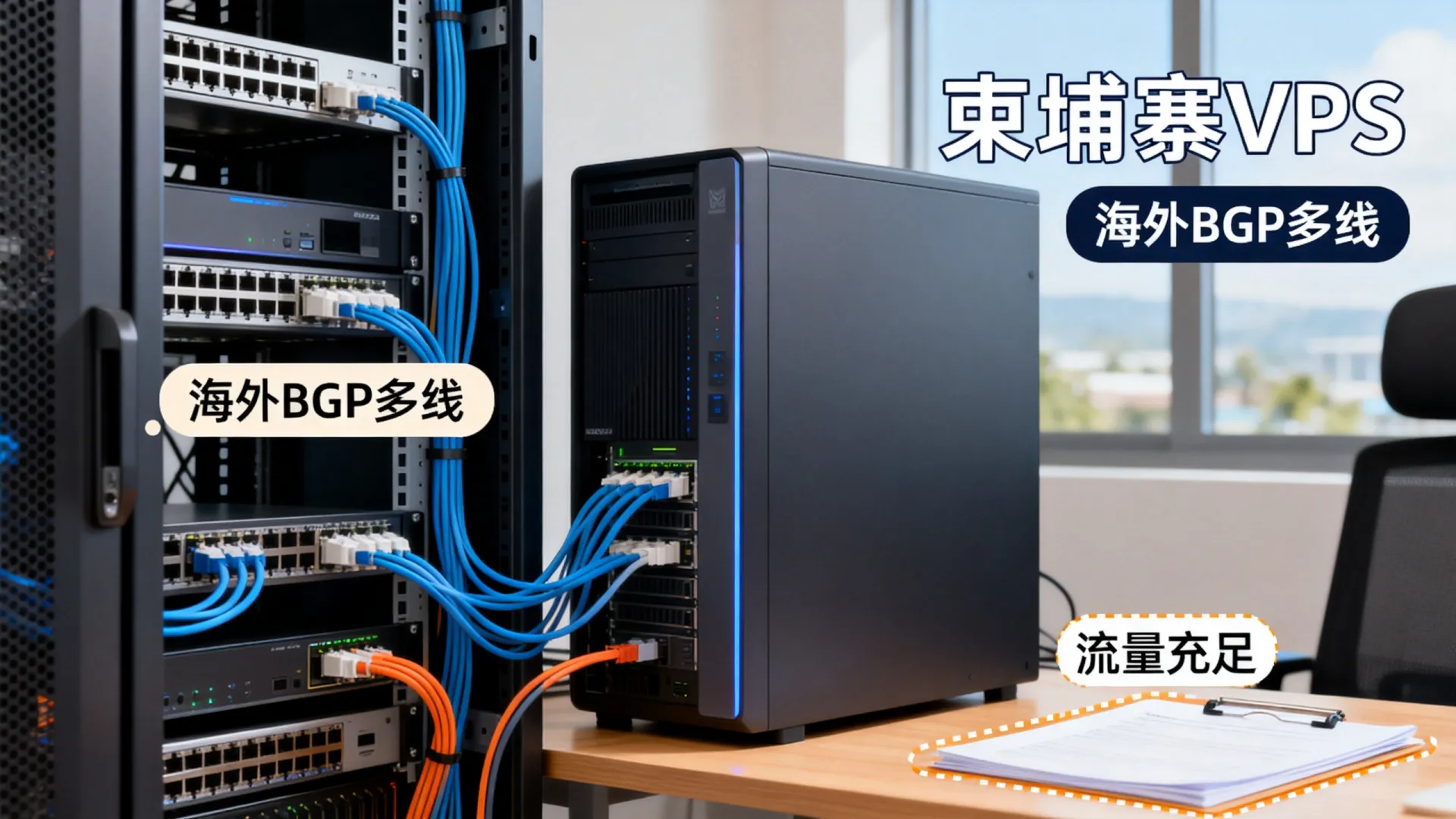 海外BGP多线 柬埔寨vps - Intel Xeon,流量用不完,免费赠送 (独家) 海外BGP多线 柬埔寨vps