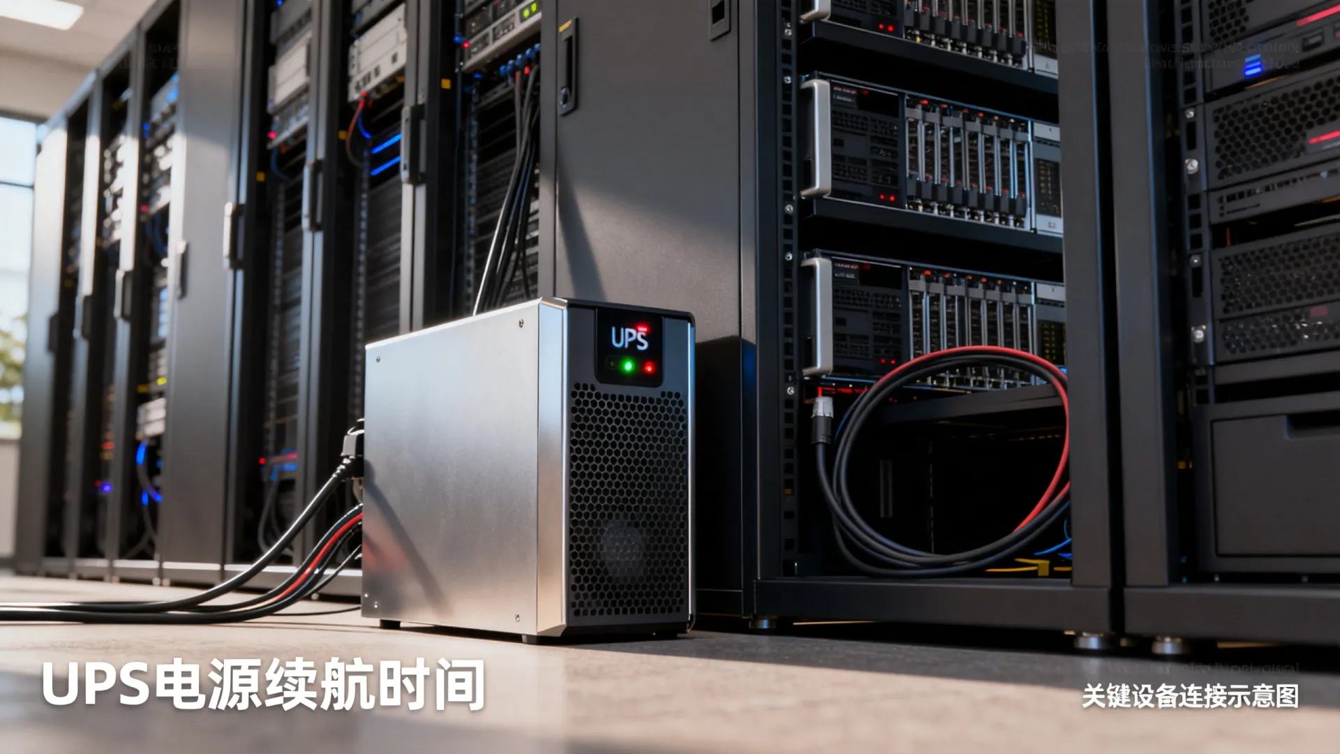 服务器机房UPS电源能用多久?关键设备续航方案解析 服务器机房UPS电源能用多久