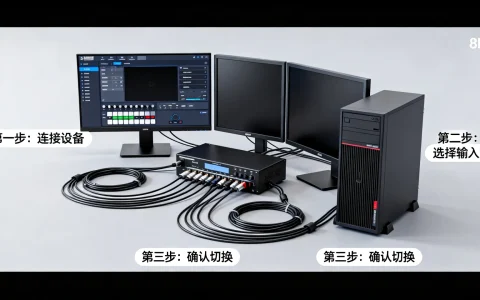 服务器显示器切换怎么操作，服务器显示器切换器如何使用
