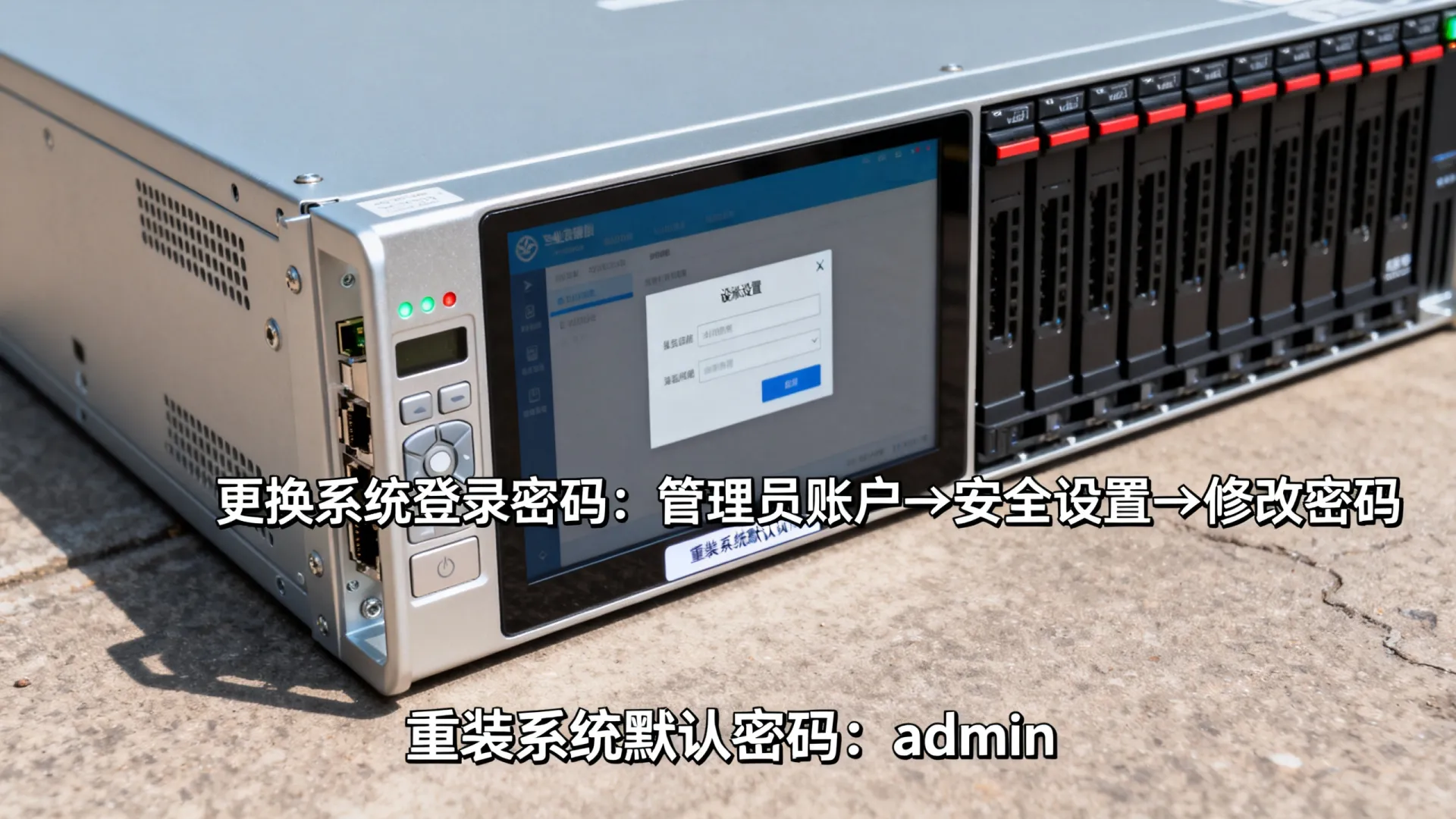 服务器更换系统登陆密码是啥