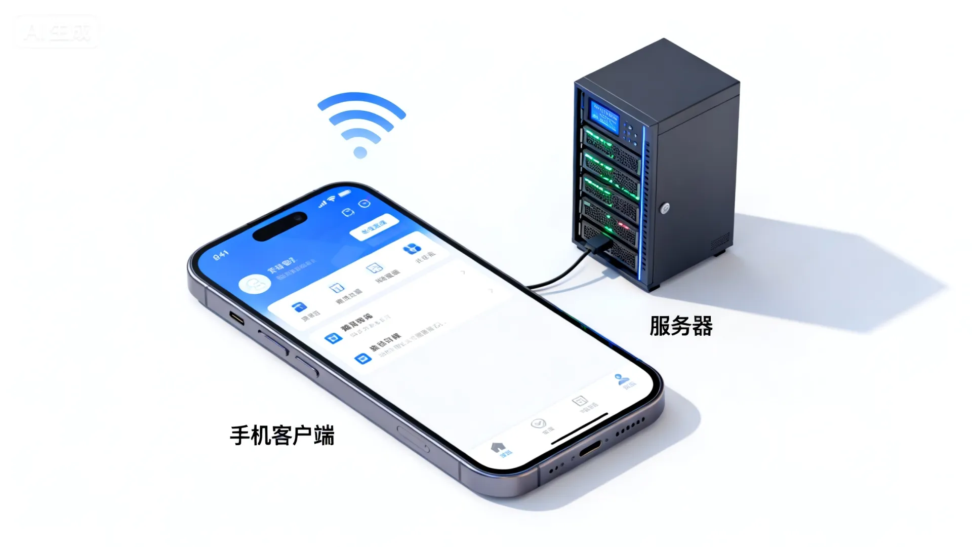 服务器在手机客户端 服务器在手机客户端