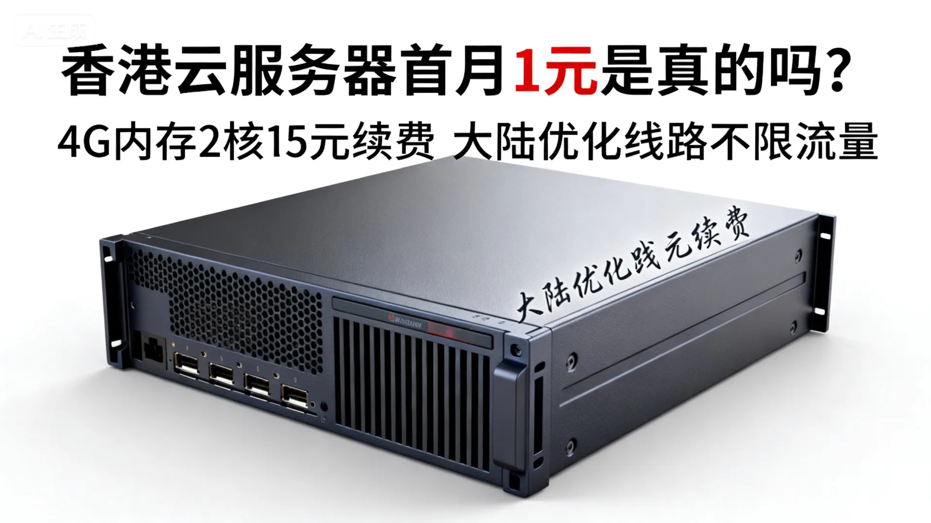 香港云服务器首月1元是真的吗?4G内存2核15元续费 大陆优化线路不限流量 香港云服务器首月1元是真的吗?4G内存2核15元续费 大陆优化线路不限流量