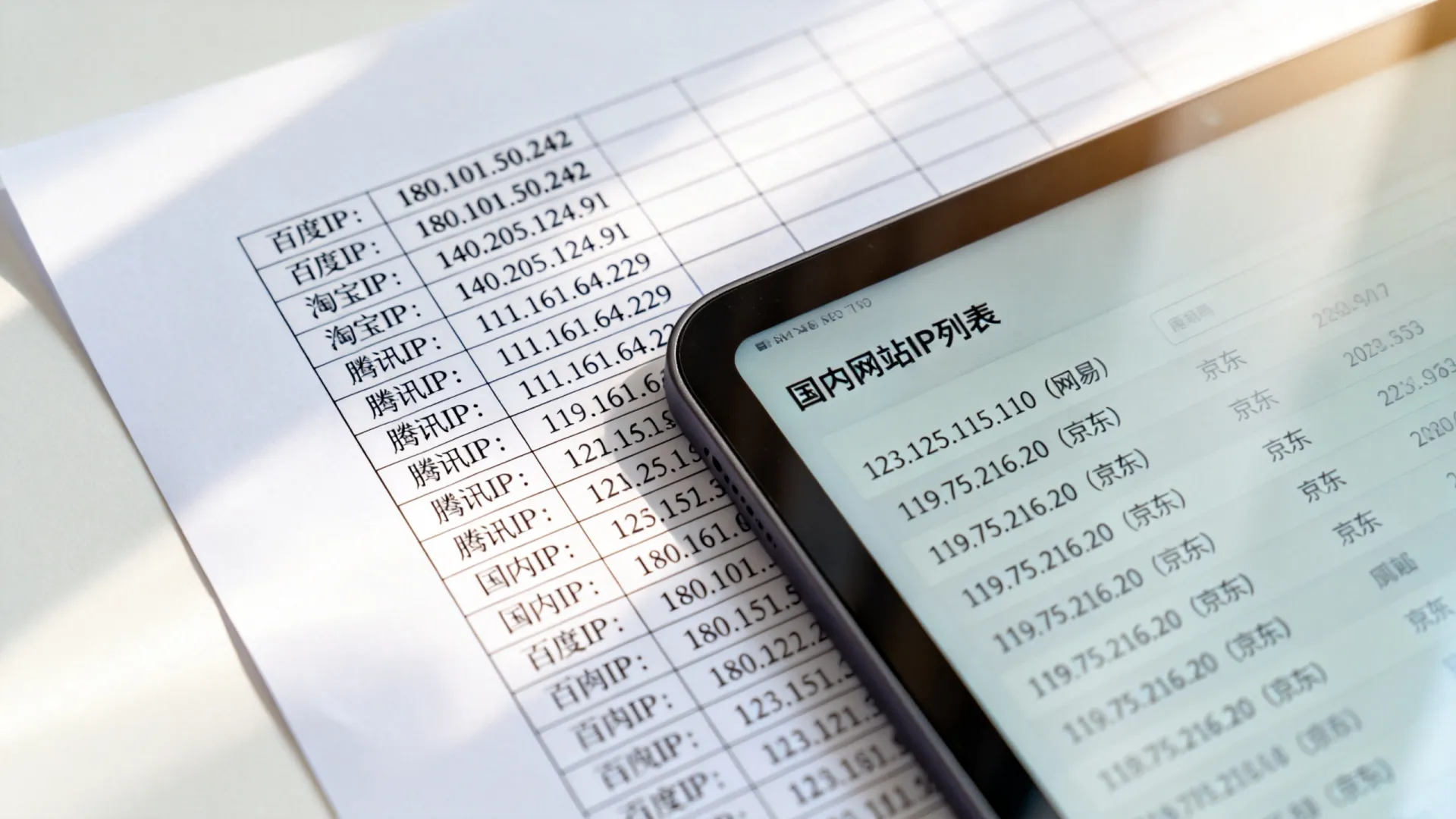 国内各大网站ip列表 国内各大网站ip列表