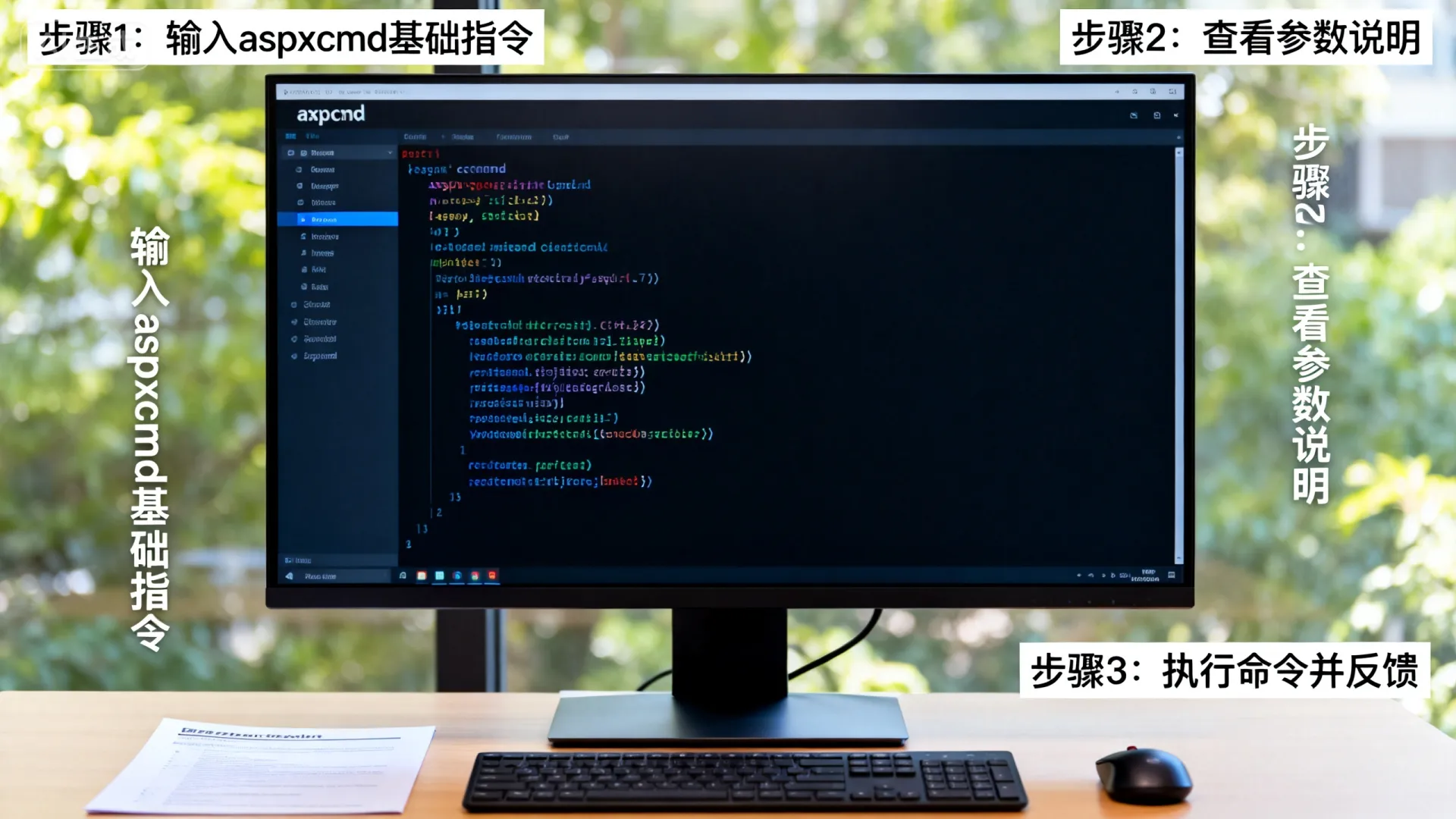 如何使用aspxcmd命令？ASPX命令操作指南