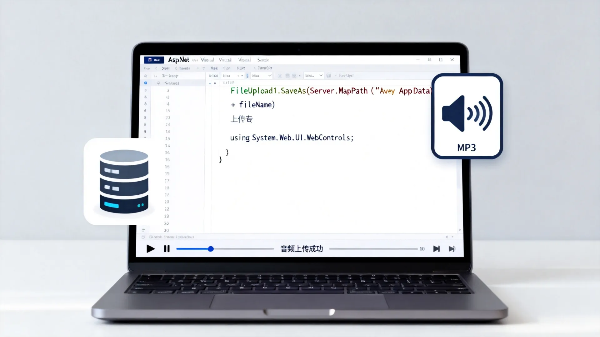 AspNet音频文件上传和播放代码 AspNet音频文件上传和播放代码