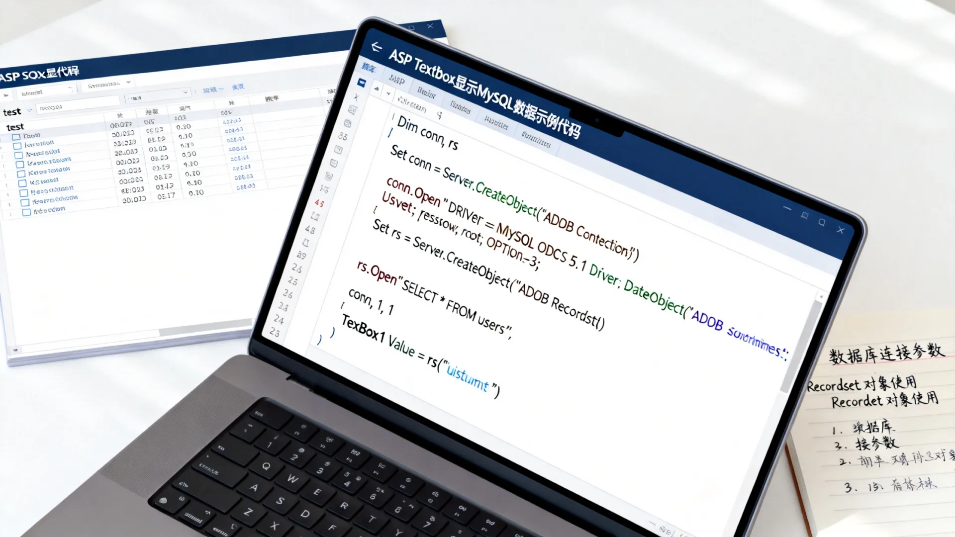 ASP TextBox如何显示MySQL数据?示例代码详解 ASP TextBox如何显示MySQL数据?示例代码详解