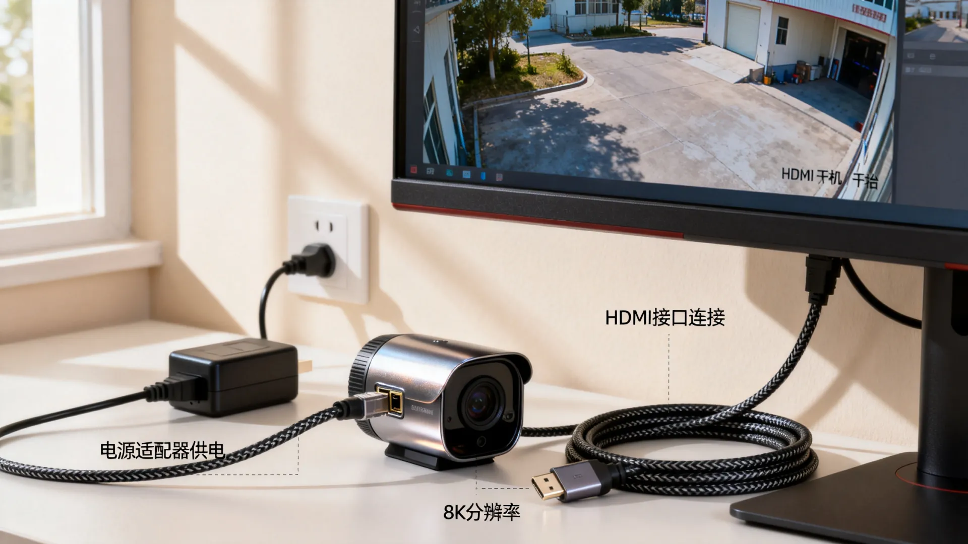 监控摄像头怎么链接显示屏 监控摄像头怎么链接显示屏