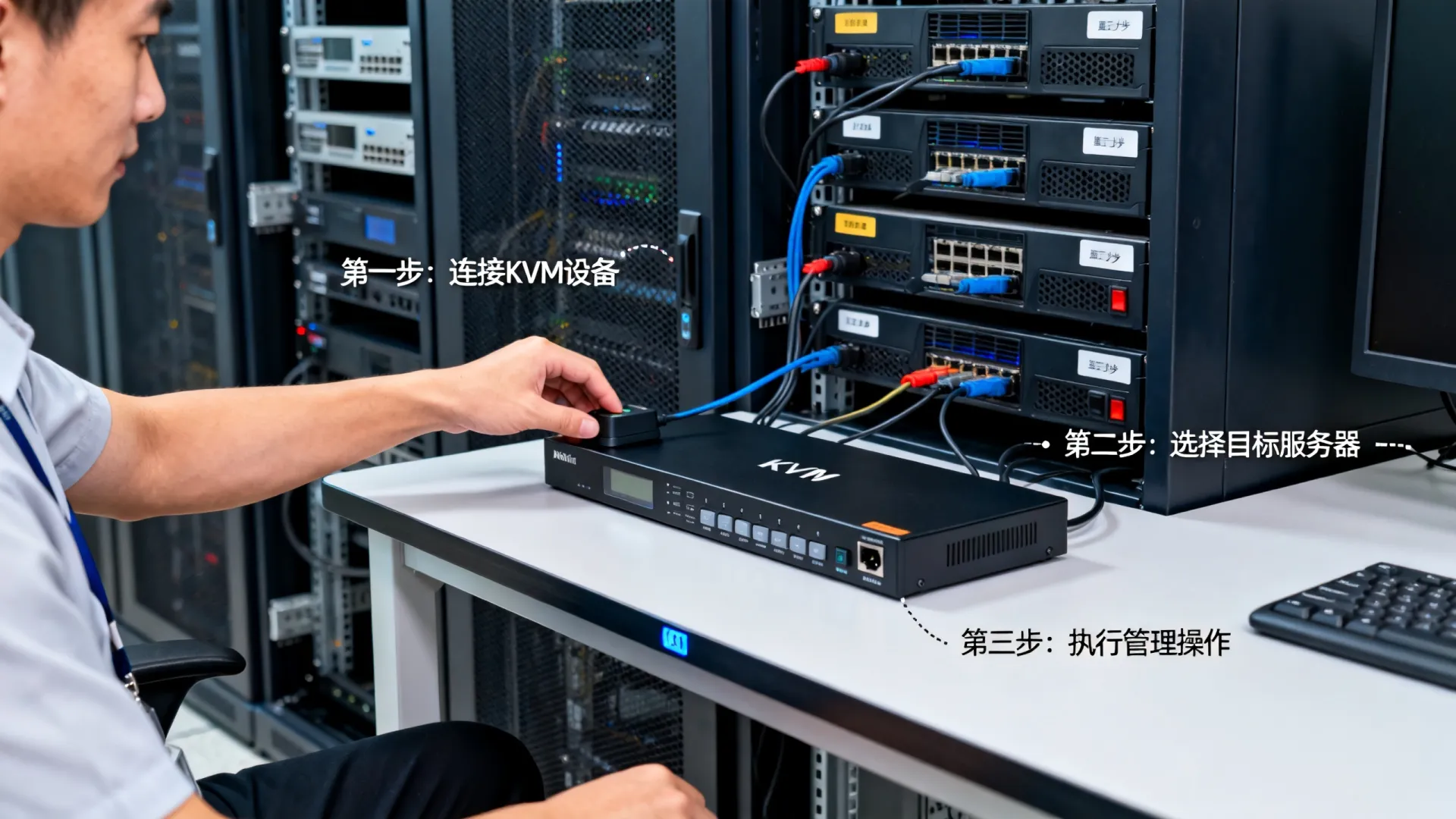 如何正确操作服务器机房KVM管理? 如何正确操作服务器机房KVM管理