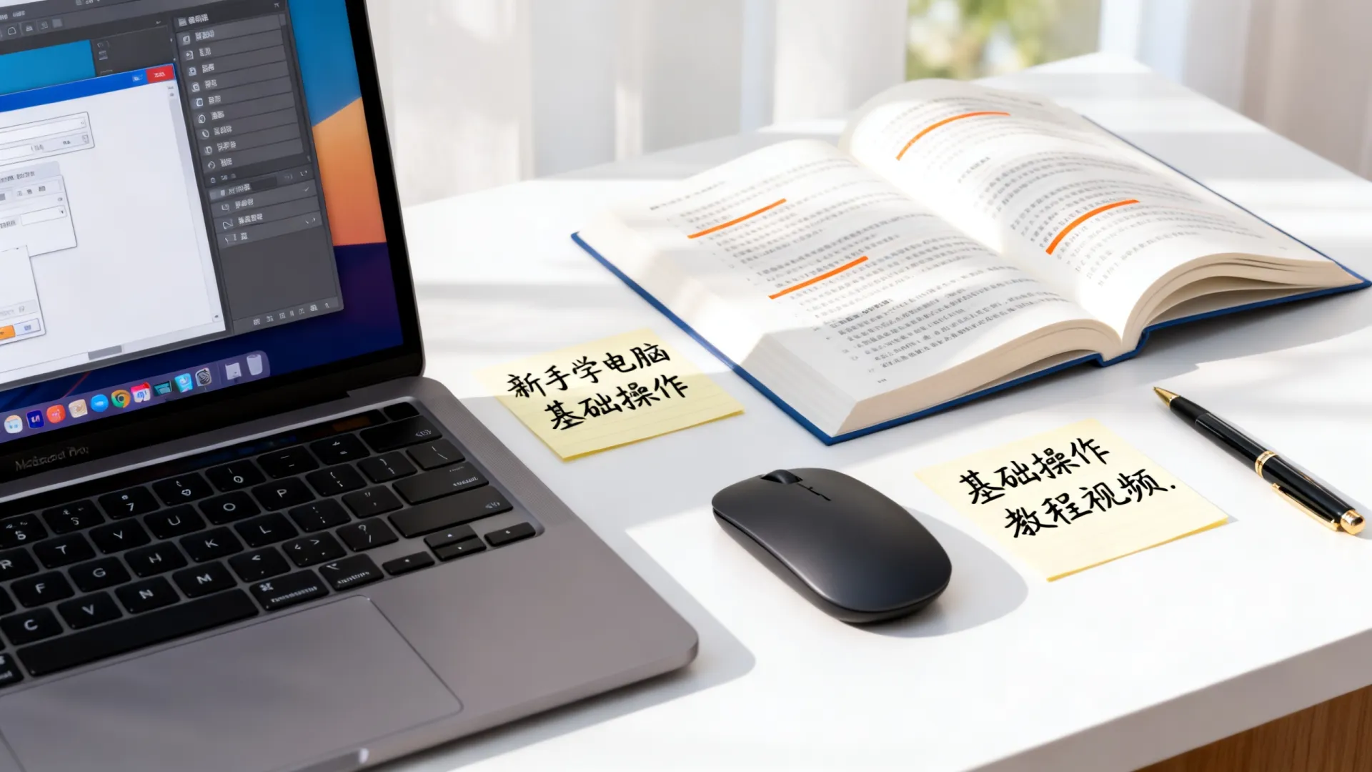 电脑初学教程视频
