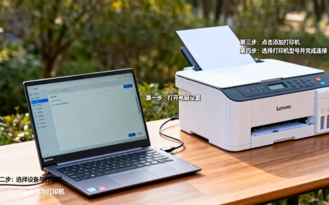 联想电脑添加打印机步骤怎么操作，联想电脑怎么连接打印机
