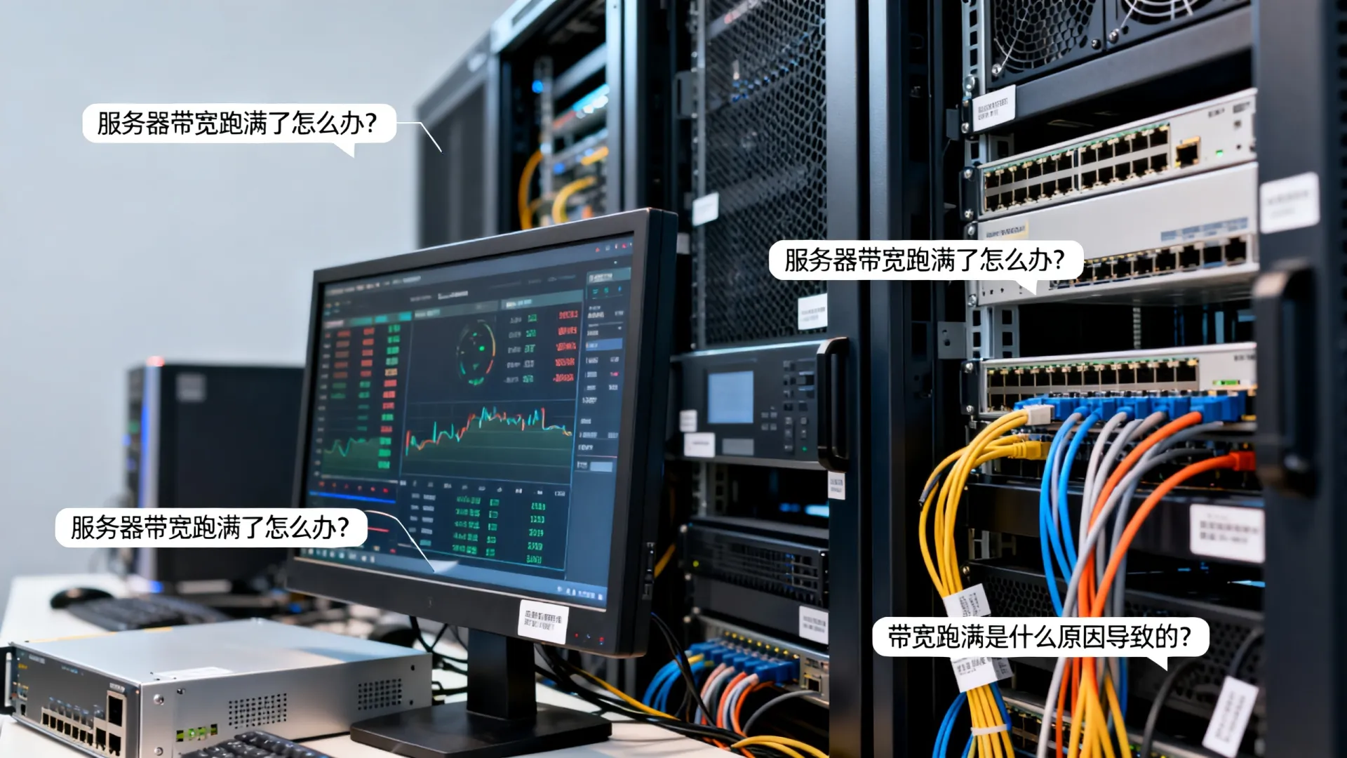 服务器带宽跑满了怎么办? 服务器带宽跑满了怎么办