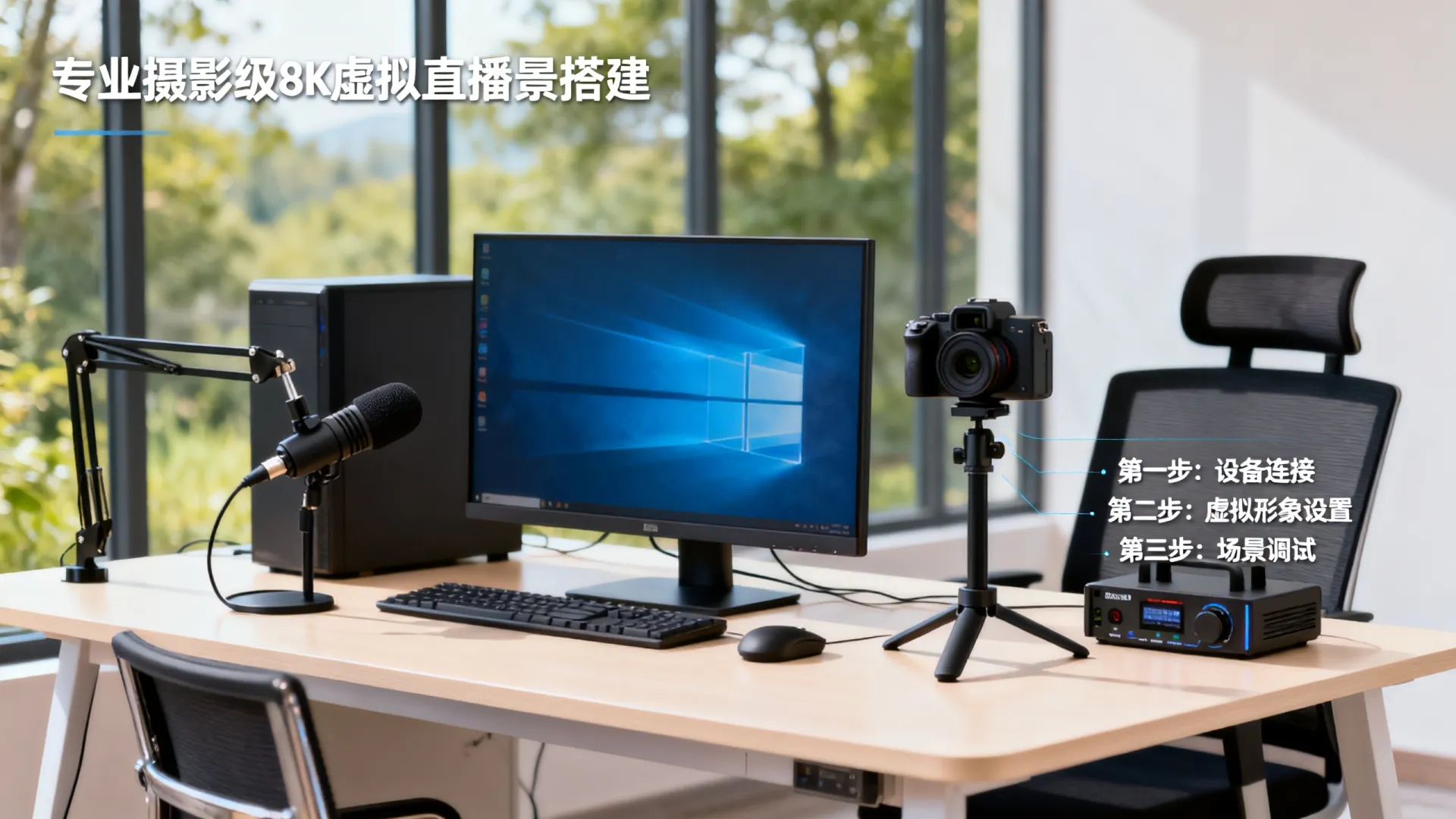 如何快速搭建虚拟主播?AI直播场景轻松引流 如何快速搭建虚拟主播