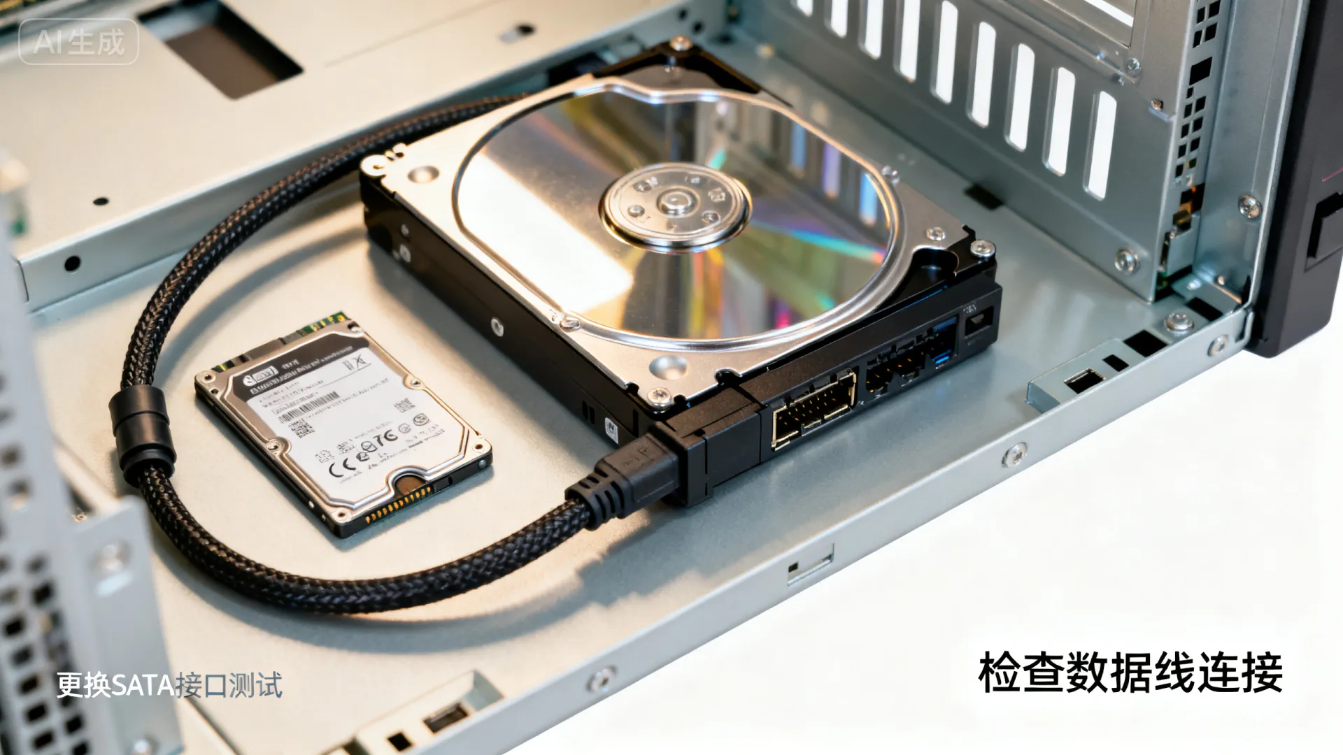 服务器硬盘无法识别原因？硬盘故障排查解决方案