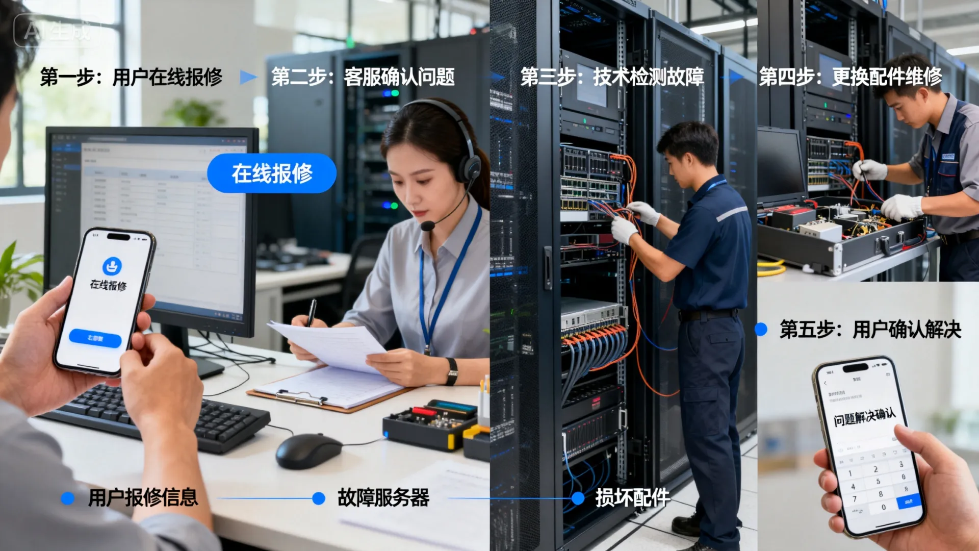 服务器售后流程图 服务器售后流程图