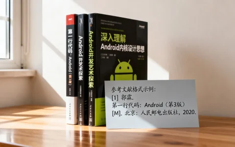 安卓开发参考文献怎么写？有哪些必看经典书籍推荐