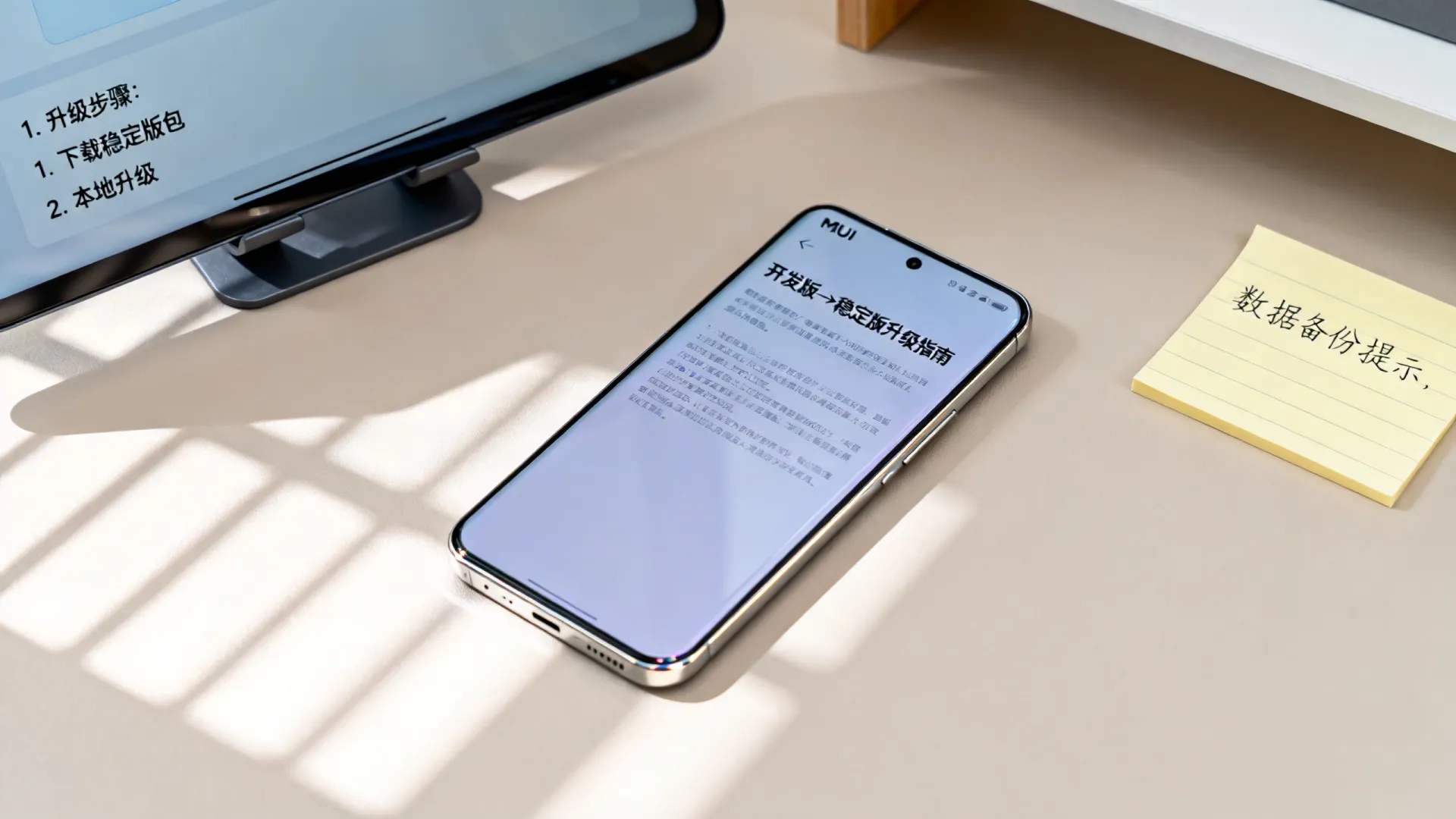miui 开发版升级稳定版