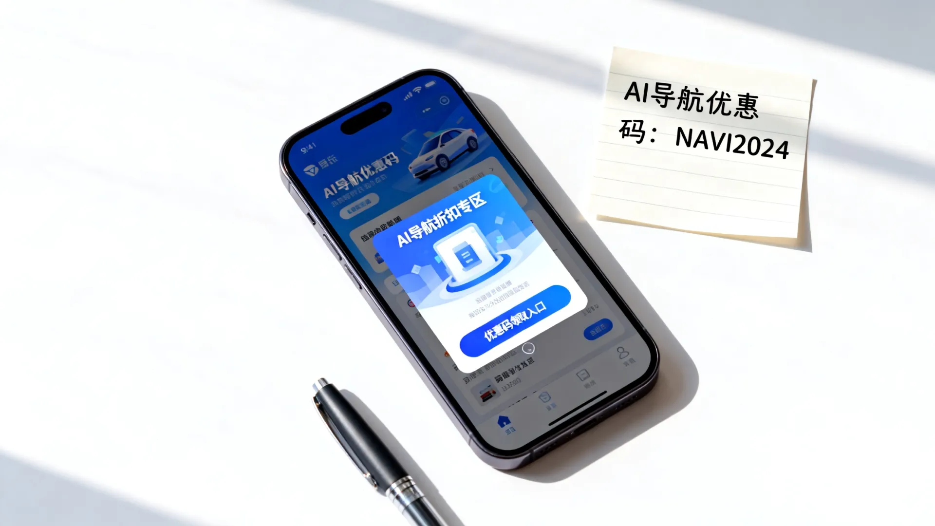 AI导航优惠码怎么领取