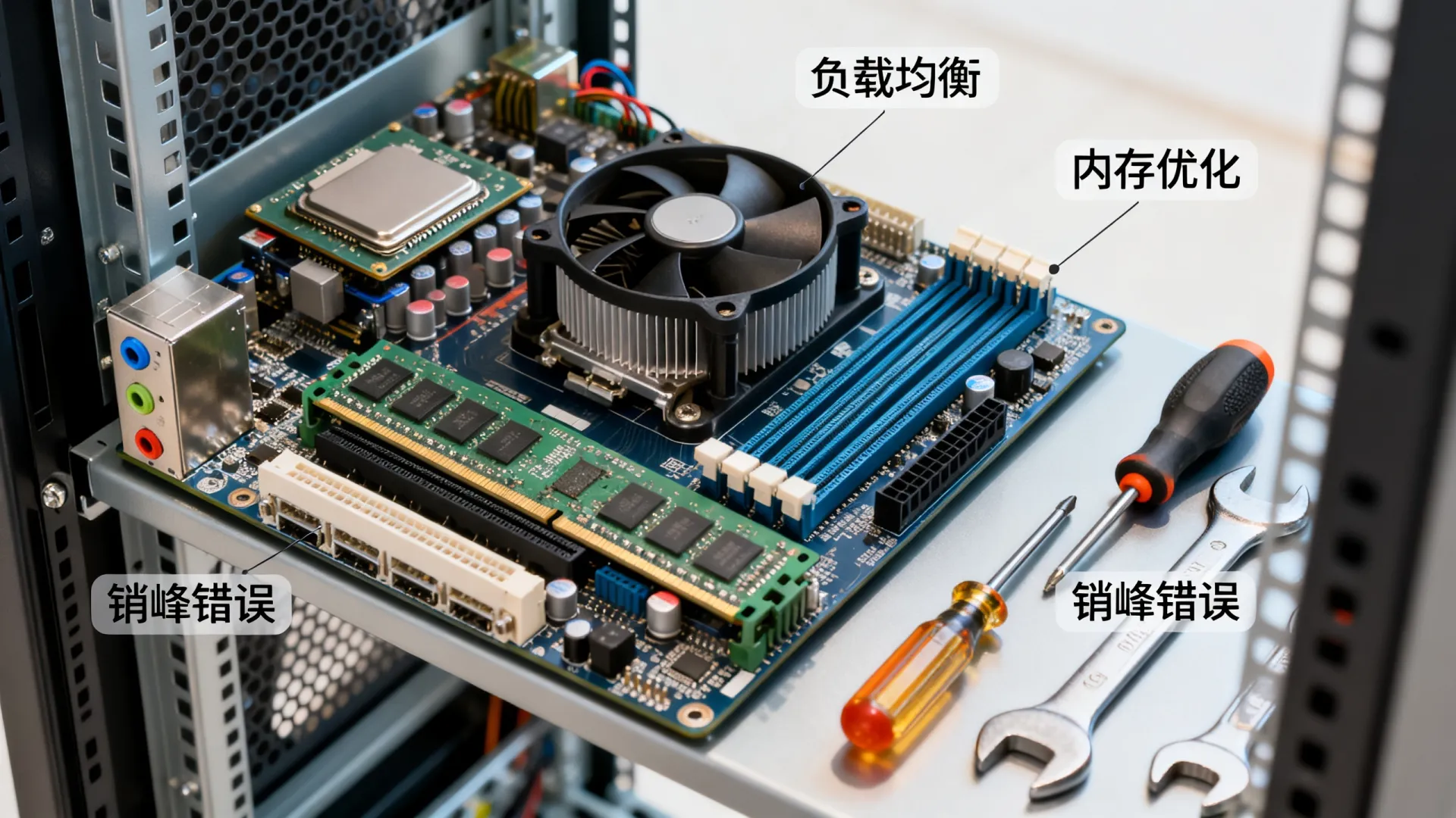 服务器负载过高怎么办？服务器配置优化指南解决销峰错误