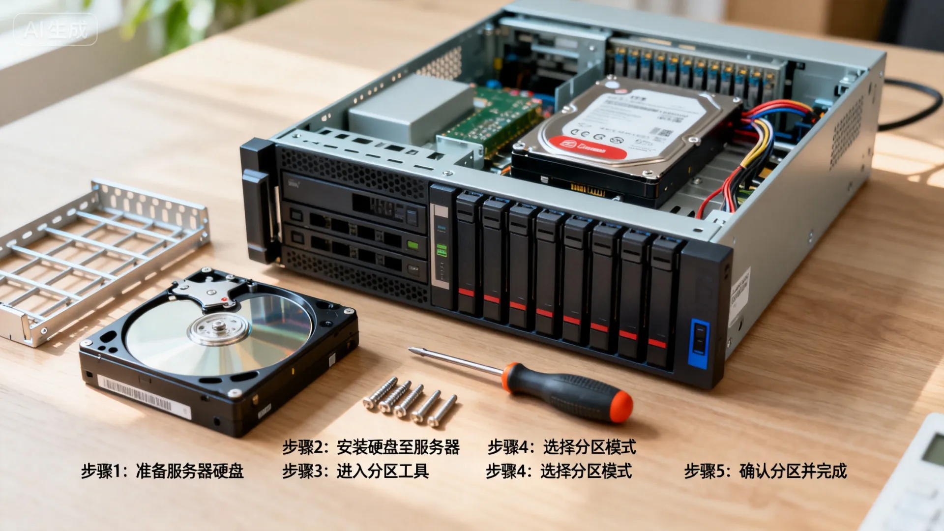 服务器硬盘分区教程,如何正确操作步骤指南 服务器硬盘分区教程,如何正确操作步骤指南