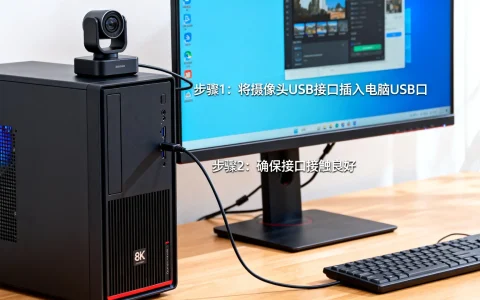 台式电脑怎么连接摄像头，插上没反应怎么办