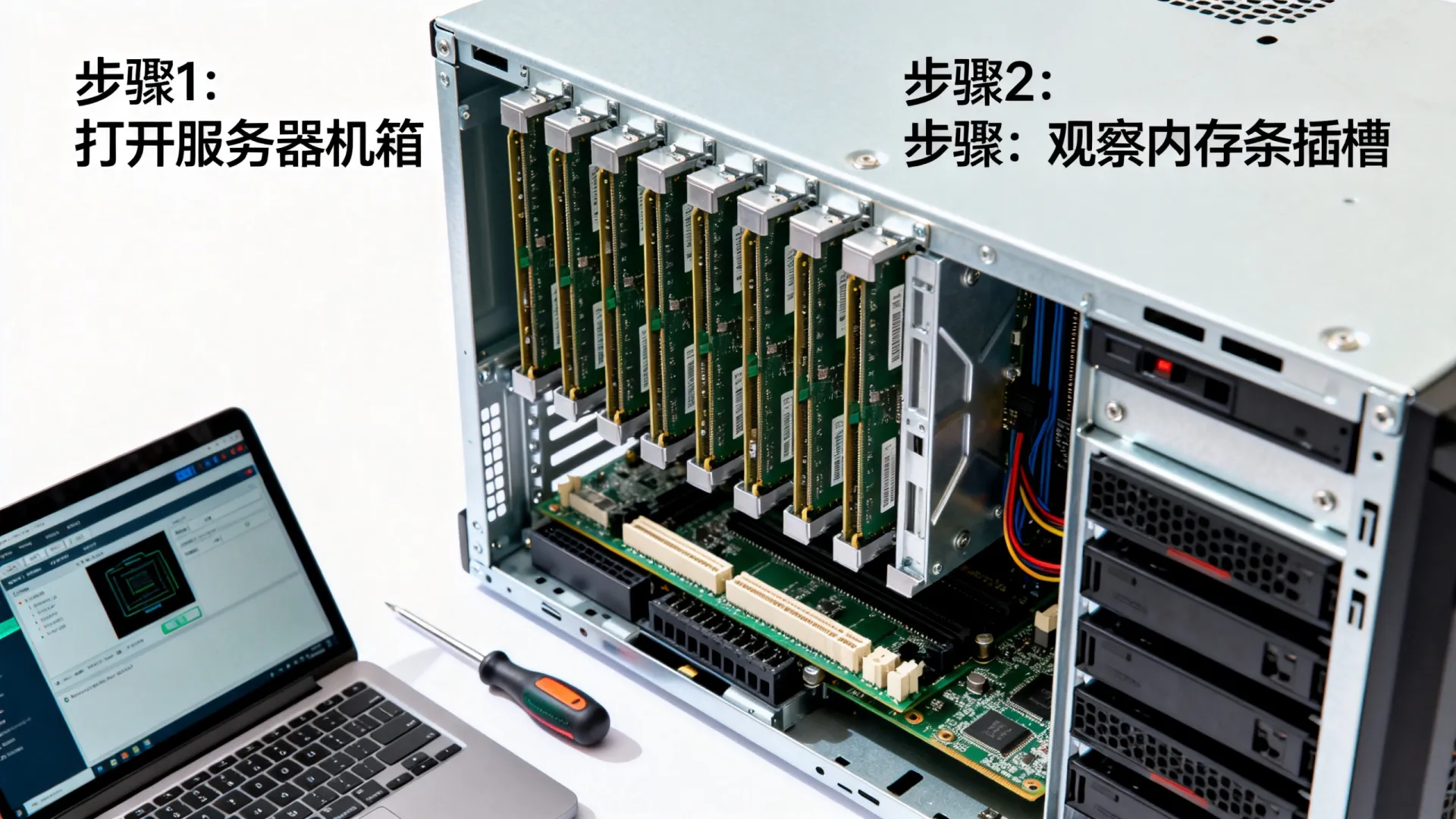 怎么查服务器内存条数量