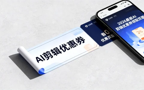 AI剪辑优惠券哪里领？2026最新AI剪辑优惠券领取攻略