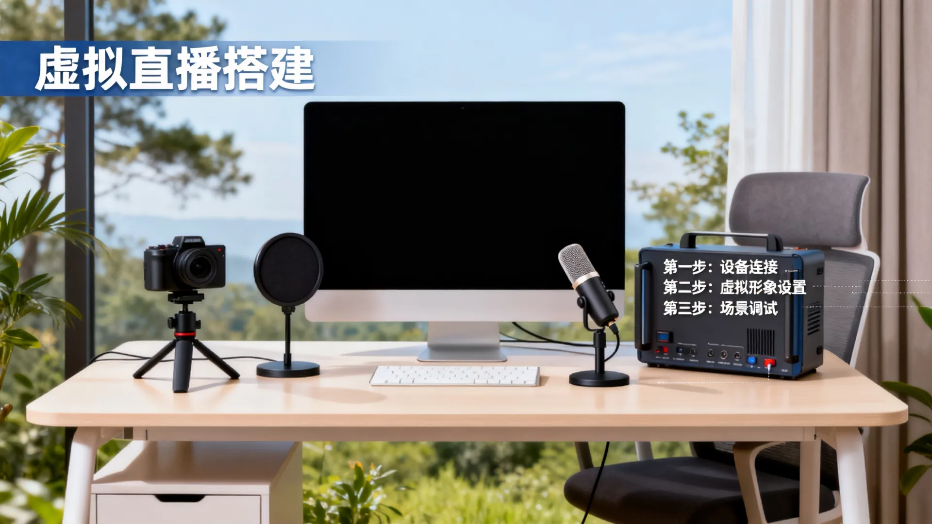 如何快速搭建虚拟主播?AI直播场景轻松引流 如何快速搭建虚拟主播