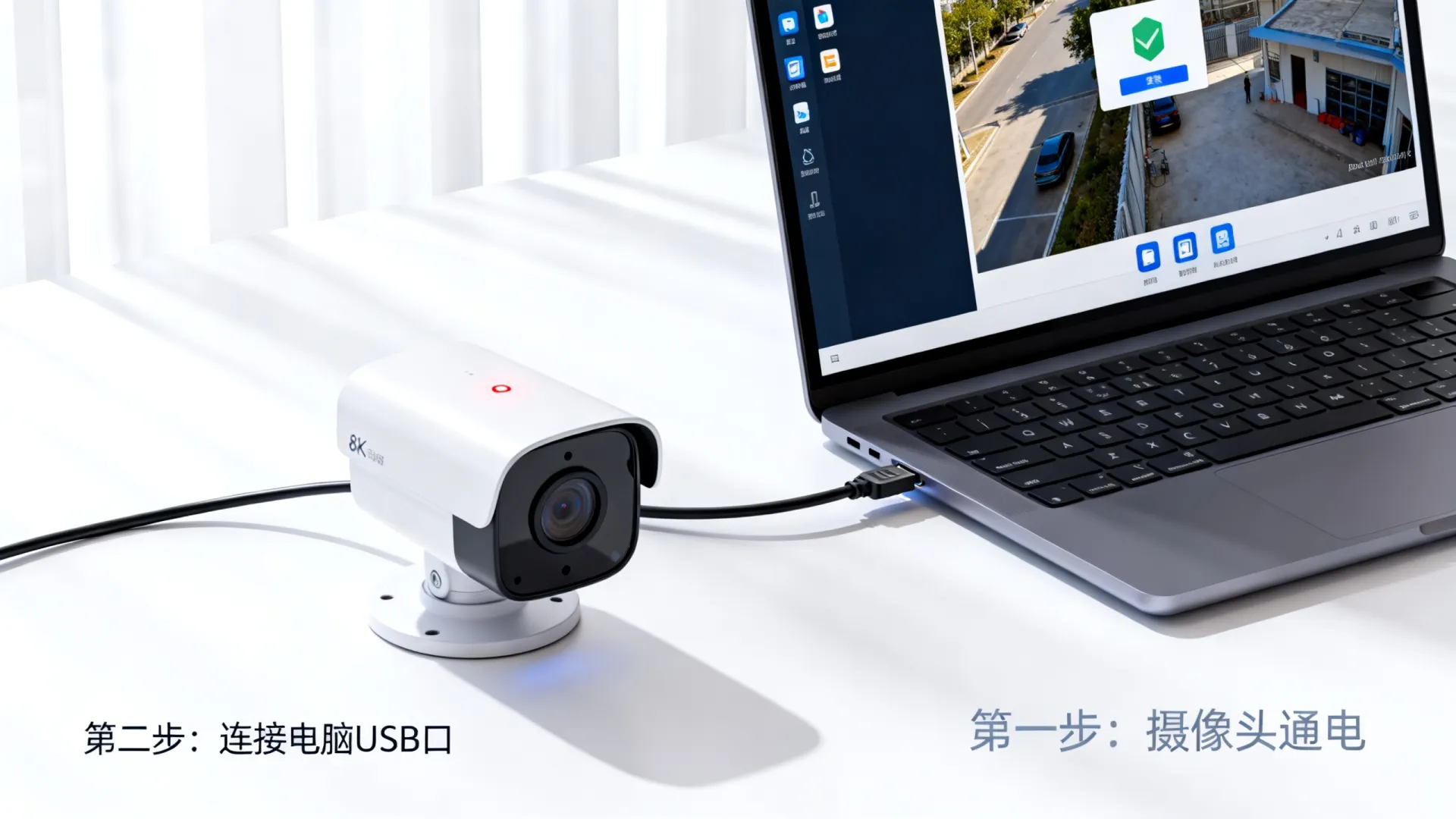 监控摄像头怎么连接电脑的方法 监控摄像头怎么连接电脑的方法