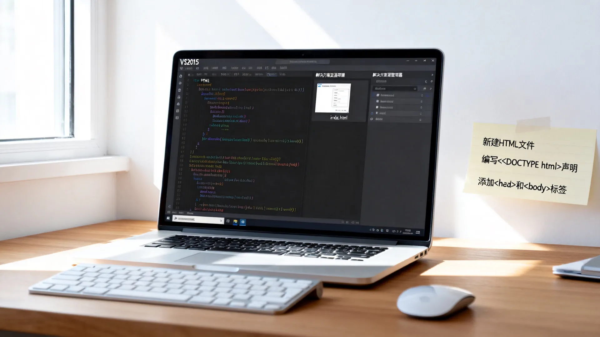 怎么用VS2015开发HTML?新手入门教程详解 怎么用VS2015开发HTML?新手入门教程详解