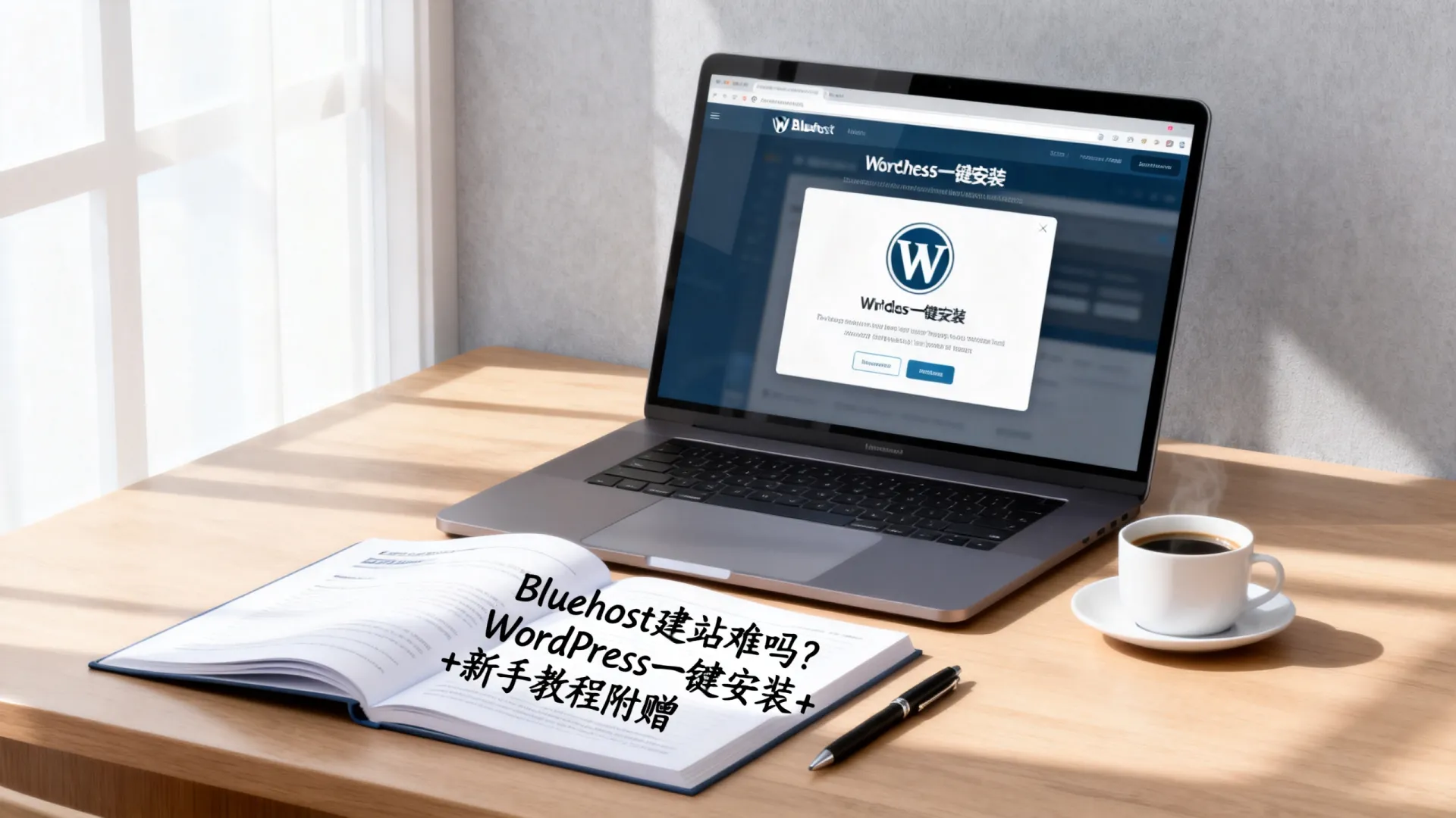 Bluehost建站难吗?WordPress一键安装+新手教程附赠 WordPress一键安装