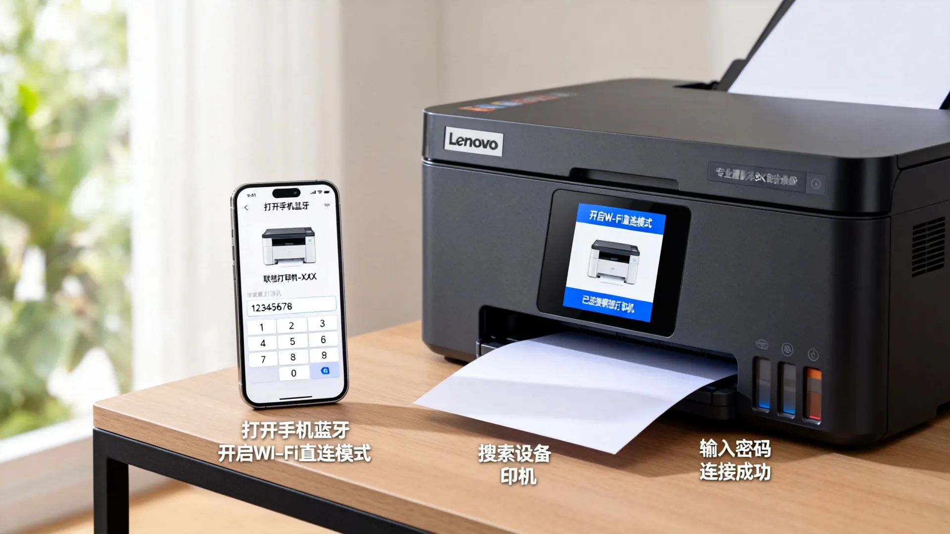 联想打印机手机连接打印机步骤