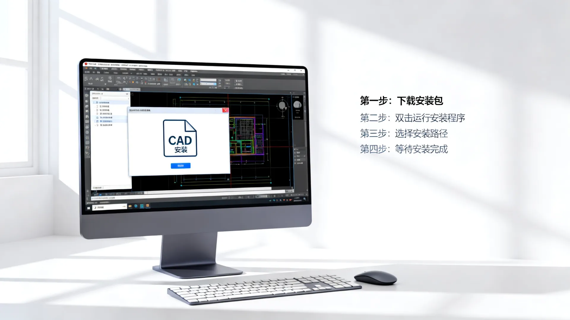 cad怎样安装在电脑上 cad怎样安装在电脑上