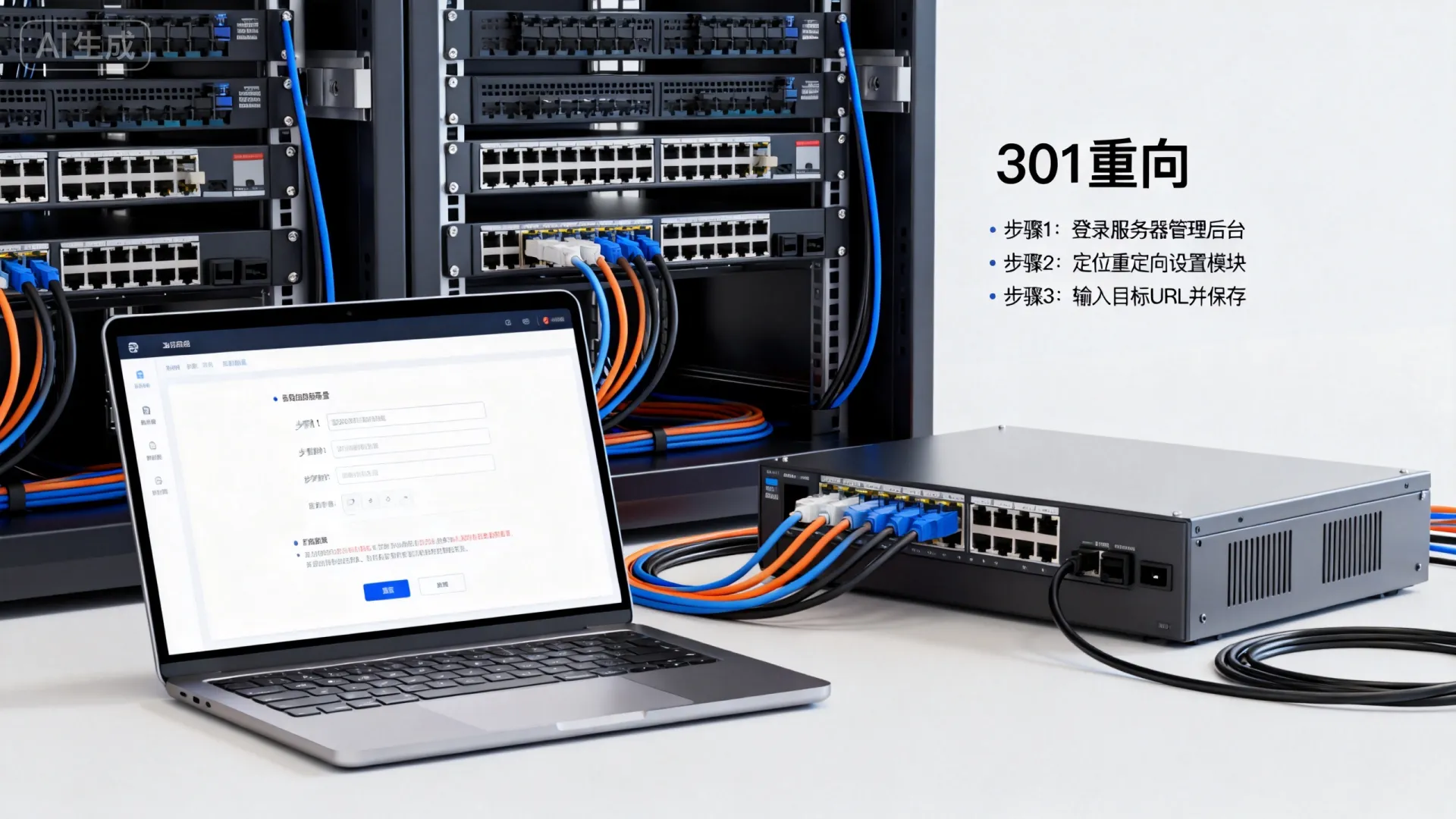 服务器短跳转怎么做？301重定向设置步骤详解