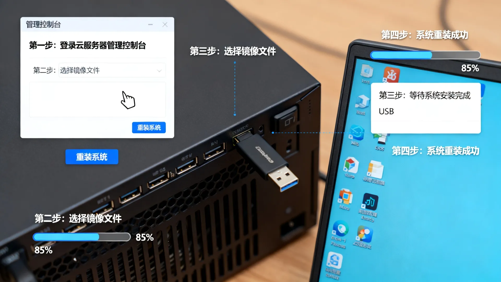 云服务器如何重装系统?详细步骤图文教学 云服务器如何重装系统?详细步骤图文教学