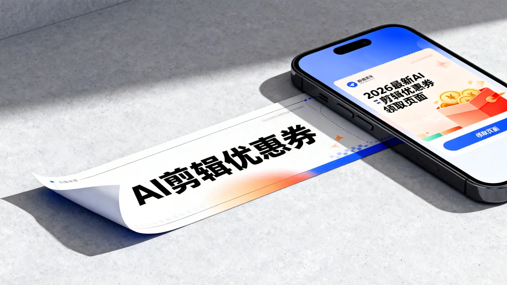 AI剪辑优惠卷 AI剪辑优惠卷