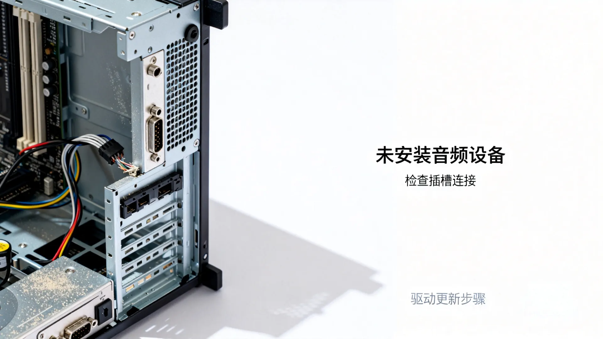 服务器音频设备未安装原因及解决方法大全