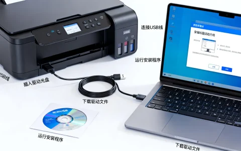 打印机连接电脑怎么安装软件，打印机驱动程序怎么安装？
