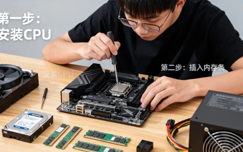 自制简易电脑怎么做，新手如何组装一台电脑