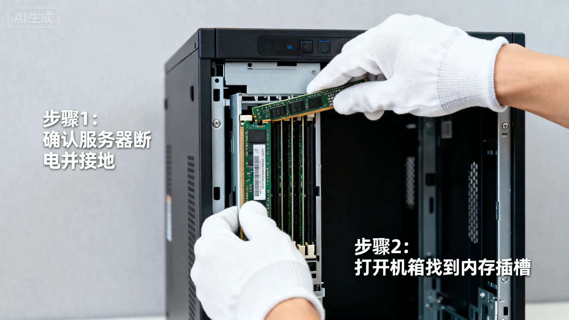 服务器在哪里看内存