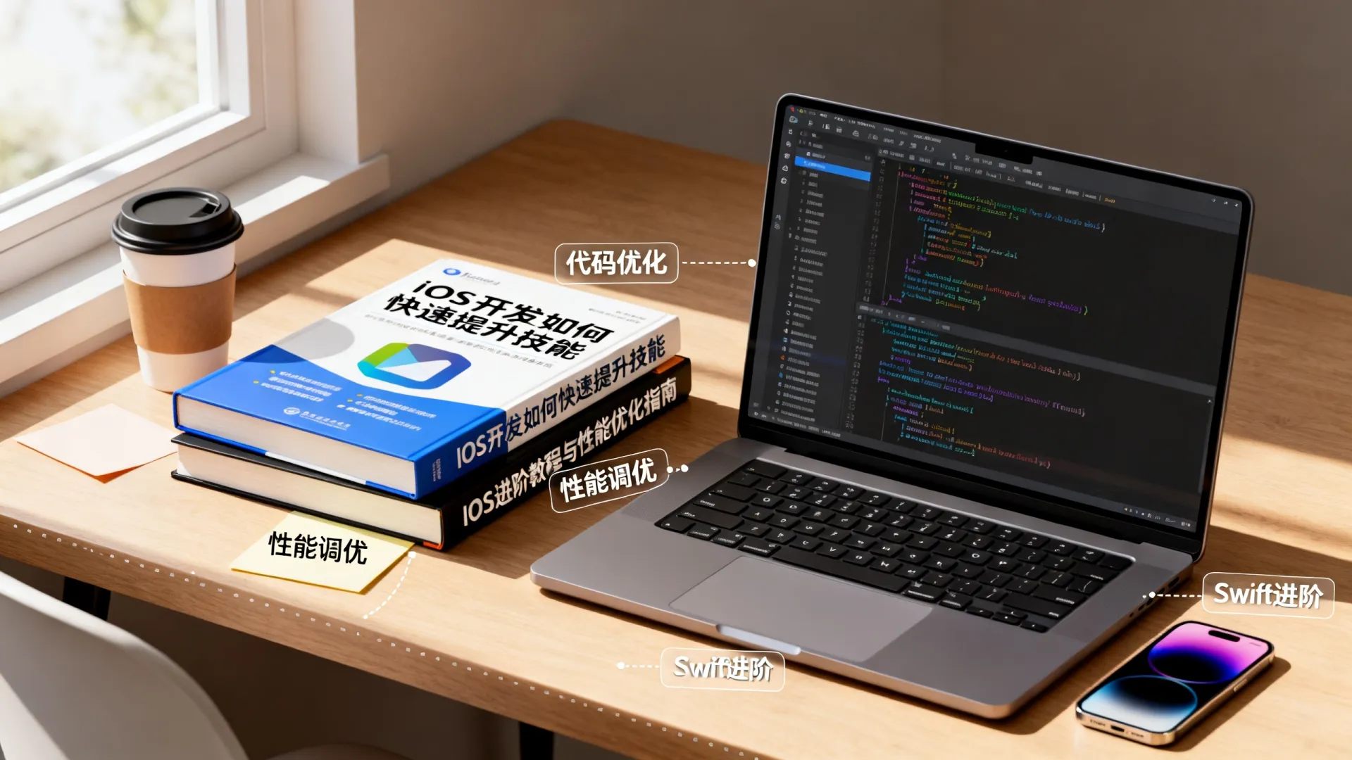 iOS开发如何快速提升技能?,iOS进阶教程与性能优化指南 iOS进阶教程与性能优化指南