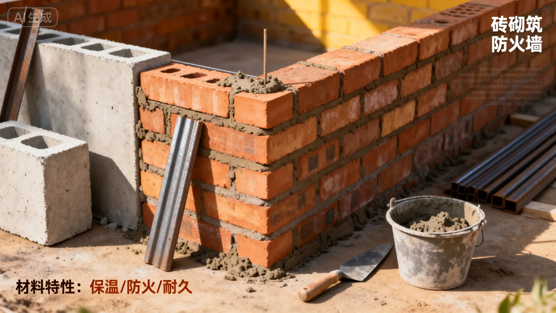 防火墙应用什么砖砌筑 防火墙应用什么砖砌筑