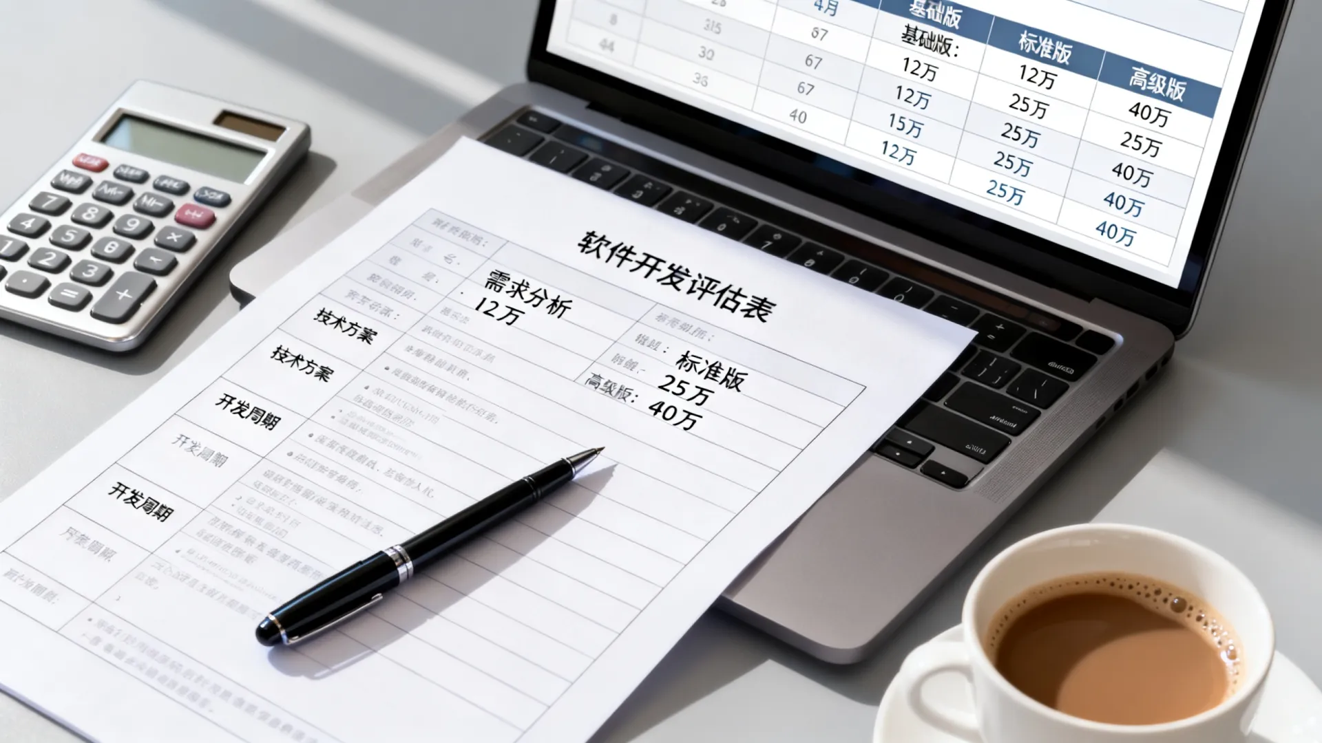 软件开发评估表 软件开发评估表