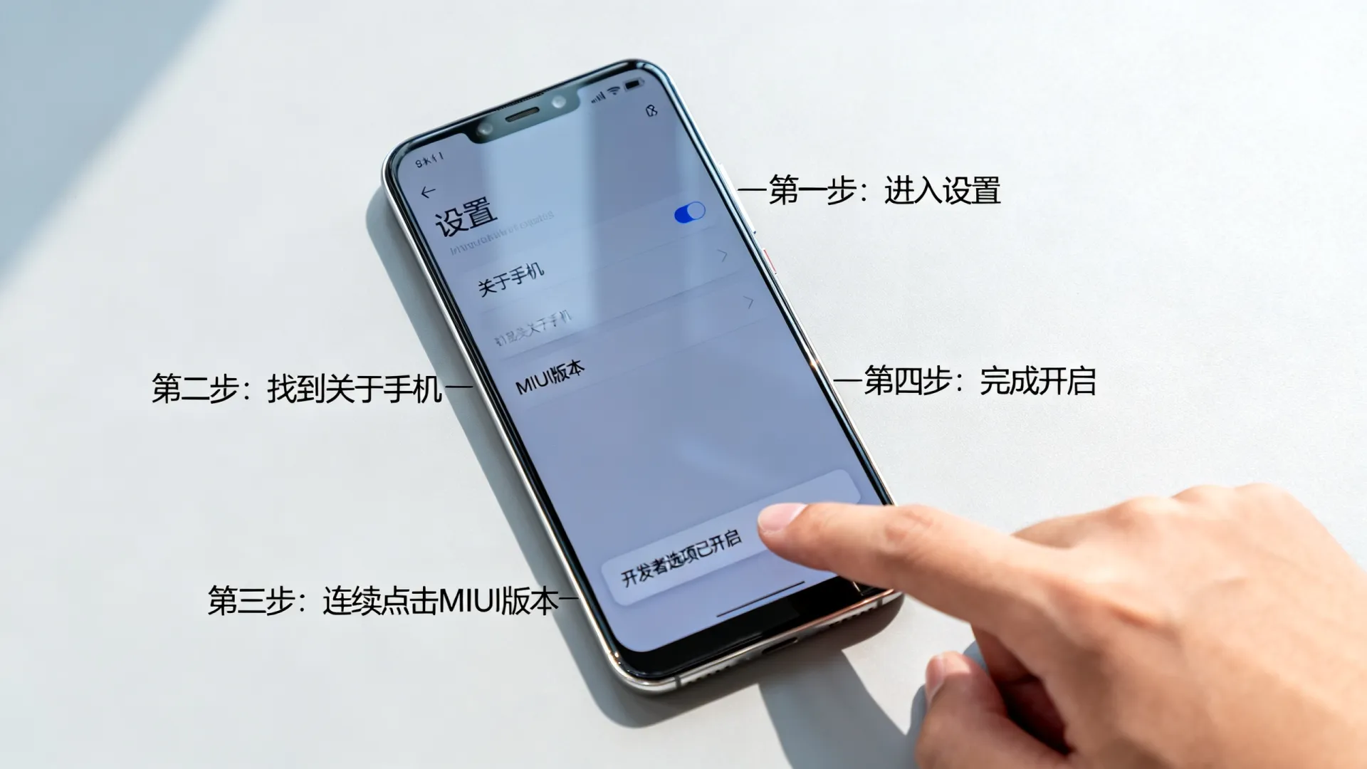 米8的开发选项在哪里