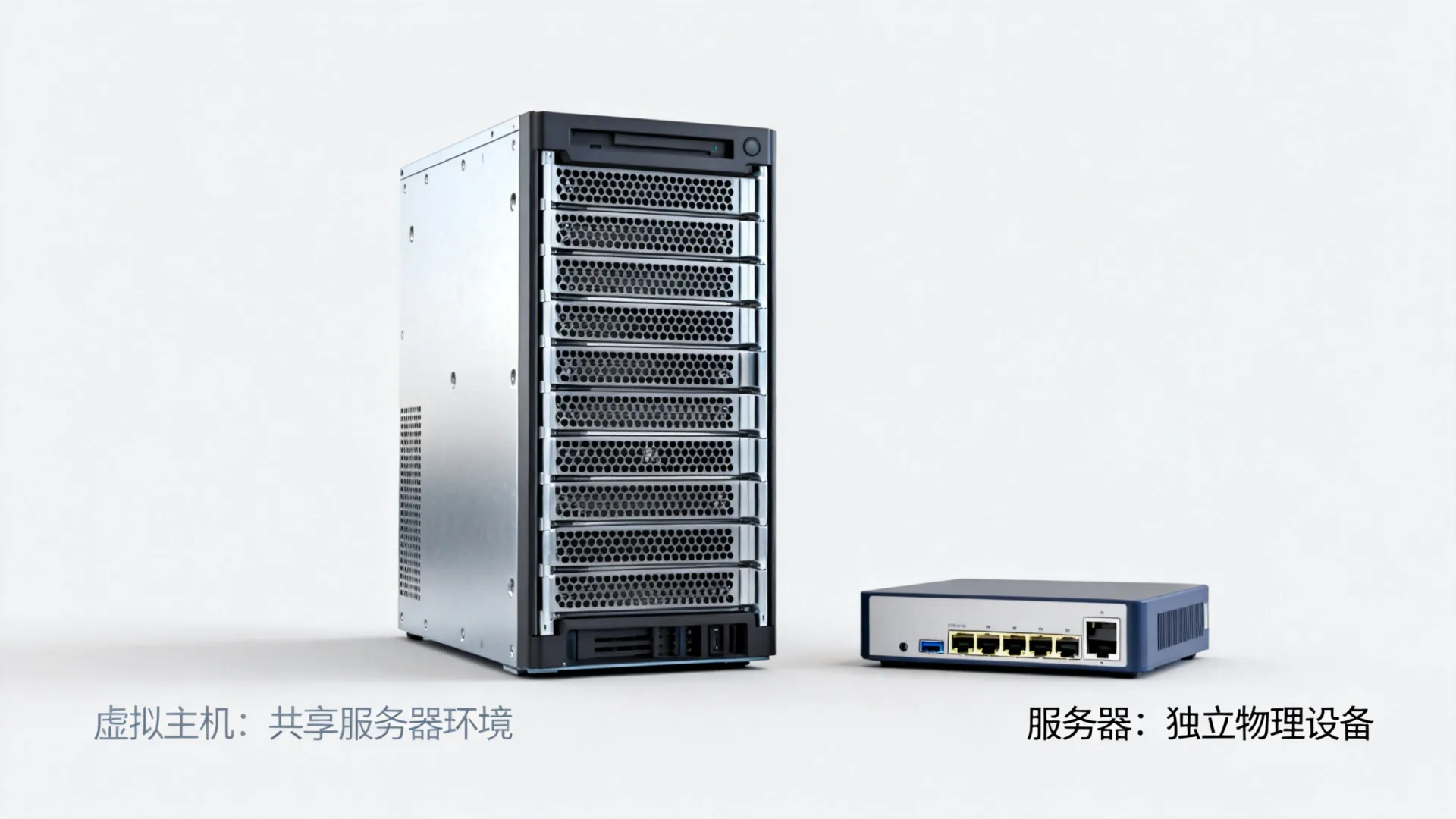 服务器和虚拟主机的区别在哪里 服务器和虚拟主机的区别在哪里